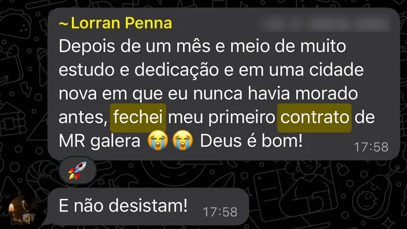 Print: primeiro contrato de MR numa cidade nova